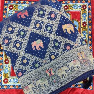 Home bandhani patola silk saree