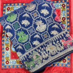 Home georgette bandhani